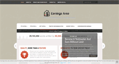 Desktop Screenshot of earnings-area.com